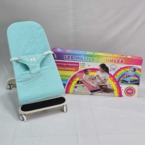 Portable Baby Bouncer Seat for Babies Infant Rocker Chair with Hanging Toys thumbnail 3